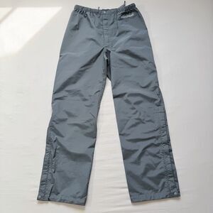 MontBell Outdoor Pants Women's Medium Gray Nylon Ankle Zip Waterproof 1128347